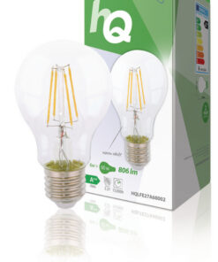 HQ HQLFE27A60002 Led Retro Filament Lamp E27 A60 6 W 806 Lm 2700 K