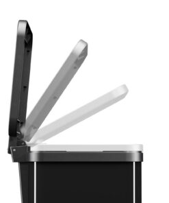 Alternative view of Hailo 0622-260 Öko Duo Plus M Pedaalemmer 2x 9L Zilver/Zwart