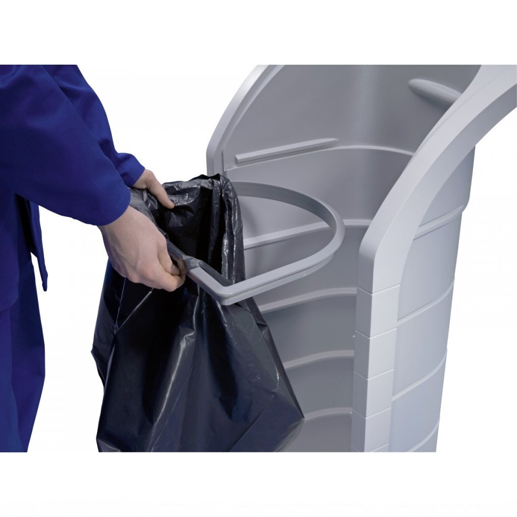 Hailo 0912-060 ProfiLine WSB Design XXXL Afvalscheider 120L Grijs - Afbeelding 3