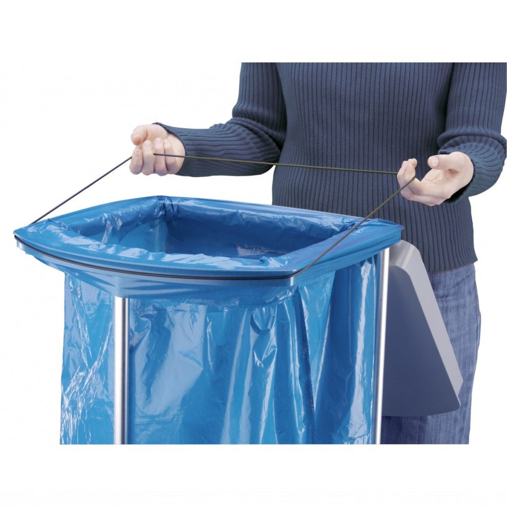 Hailo 0912-110 ProfiLine MSS XXXL Afvalzakhouder 120L Grijs - Image 2