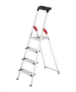 Hailo 8040-415 L80 ComfortLine Aluminium Huishoudtrap 4 Tredes