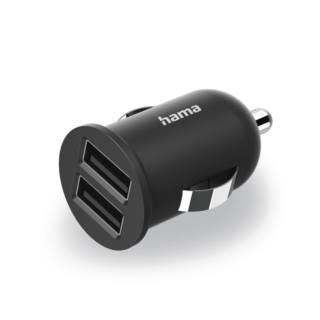 Hama 2-voudige USB-oplader Sigarettenaanst. Oplaadadapter Voor Auto 2