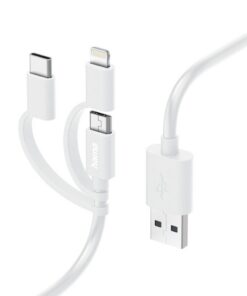 Hama 3in1 Multi-oplaadkabel USB-A - Micro-USB USB-C En Lightning 1