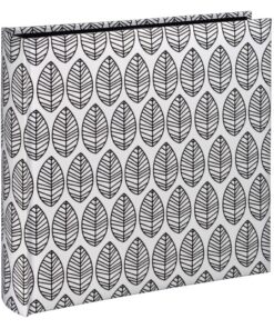 Hama Album XL La Fleur 30x30 Cm 100 Zwarte Pagina's Wit