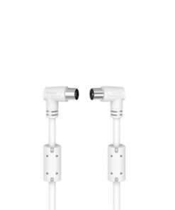 Hama Antennekabel Coaxstekker - Coaxkoppeling 90&deg; 5