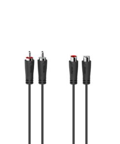 Hama Audio-verlengkabel 2 Cinch-stekkers - 2 Cinch-koppelingen 3