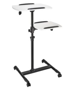 Hama Beamertafel Met 2 Niveaus (42x50/40x35 Cm) In Hoogte Verst. Met Wielen