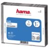 Hama CD Box Slim 5-pack Transparant/zwart