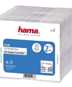 Hama CD Slim Dubbel Jewel Case 25-pack
