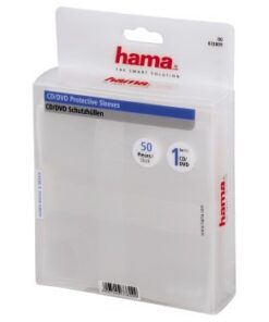 Hama CD/DVD Hoesjes 50 Pak Transparant