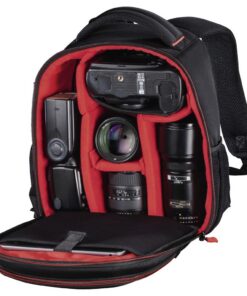 Alternative view of Hama Camera-rugzak Miami 150 Zwart/rood