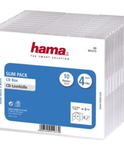 Hama Cd Doosjes 'Slim-Pack'4 Per 10