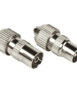 Hama Coax-set Metaal Connector/koppeling Schroefbaar