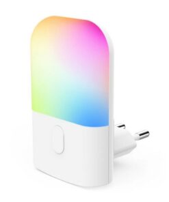 Hama Color LED Nachtlampje met Sensor voor Stopcontact + RGB Kleurenwissel Wit