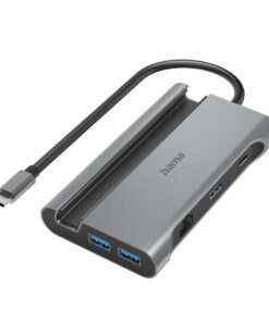 Hama Connect2Mobile USB C Hub Multiport 7 Poorten Antraciet