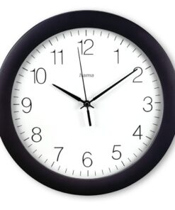 Hama DCF Wandklok Tenerife 30 cm Zwart/Wit