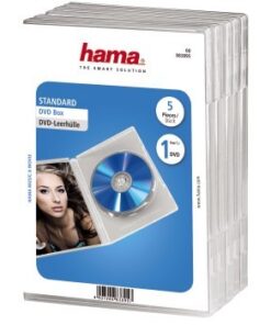 Hama DVD Box Transparant 5Pak