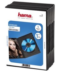 Hama DVD Box Zwart 5Pak