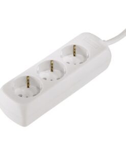 Hama Distribution Panel 3 Sockets Child-proof 1.4 M White