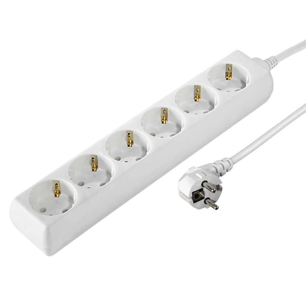 Hama Distribution Panel 6 Sockets Child-proof 1.4 M White - Afbeelding 3