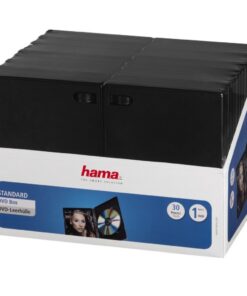 Hama Dvd-Box Black 30-Pack Red
