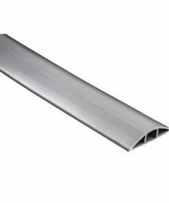 Hama Flexibele Kabelgoot Zelfklevend Halfrond 180x6x1 cm PVC/Grijs