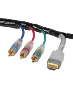 Hama Flexibele Kabelslang 3x250 cm Zwart