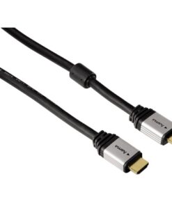 Hama HDMI Kabel 5 Sterren 1.8 m Zwart/Zilver