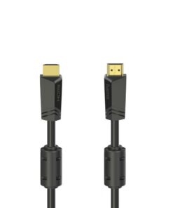 Hama High Speed HDMI Kabel Verguld 4K met Ethernet 15 m Zwart