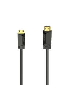 Hama High Speed HDMI Kabel Verguld Type A naar Type C + Ethernet 1.5 m Zwart