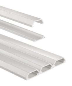 Hama Kabelgoot Zelfklevend Hoekig 100x2.1x1 cm PVC/Wit 3 Stuks