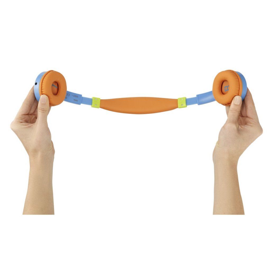 Hama Kids Guard On-Ear Kinderkoptelefoon Blauw/Oranje - Image 4
