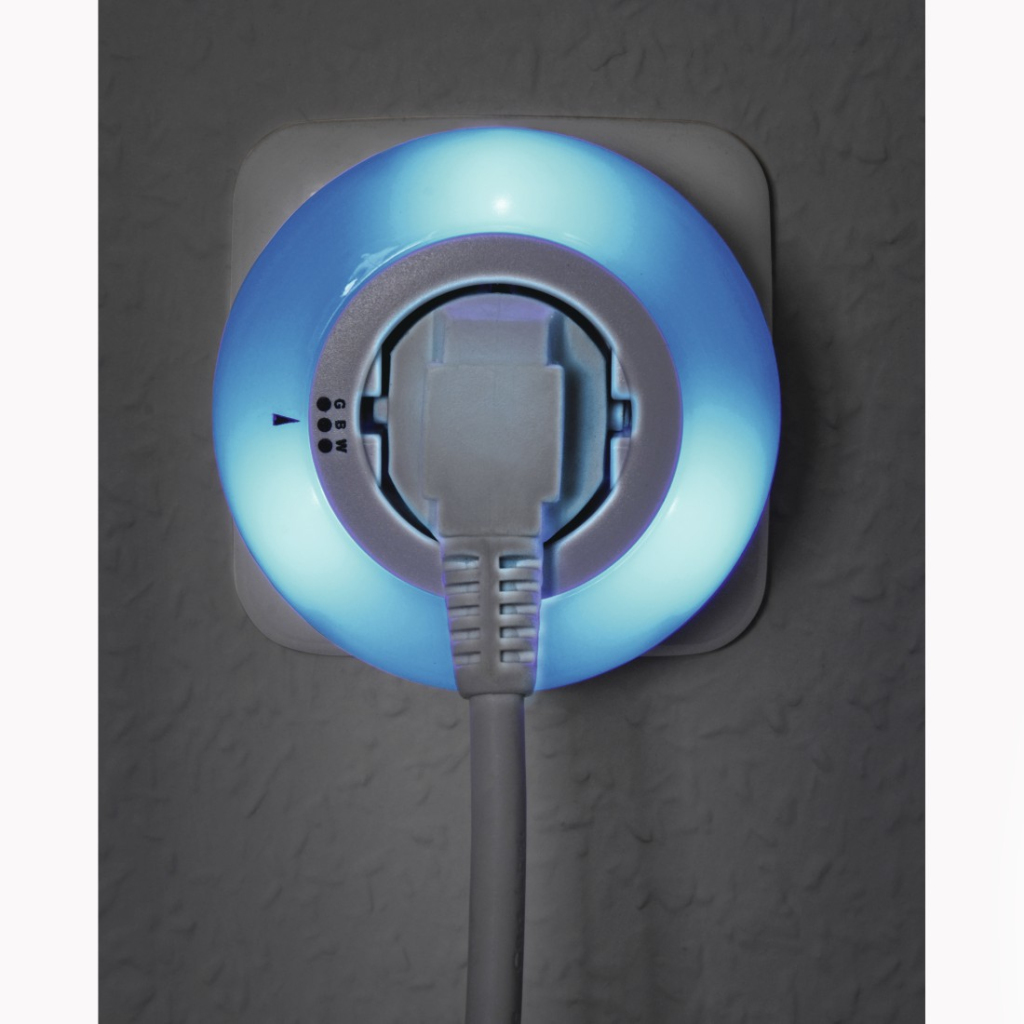 Hama Led-nachtlampje Circle Colour M. Geïntegr. Stopcont. Lichtsensor 3 Kl. - Image 5