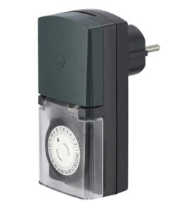 Hama Mechanische Tijdschakelklok Mini Voor Buiten 30 Min. IP44 Zwart/groen