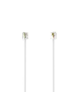 Hama Modulaire Kabel Stekker 6p4c - Stekker 6p4c 3 M Wit