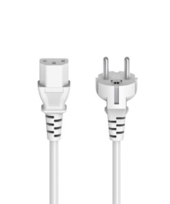 Hama Netsnoer Voor Koude Apparaten 3-polig Met Randaardestekker 5 M Wit