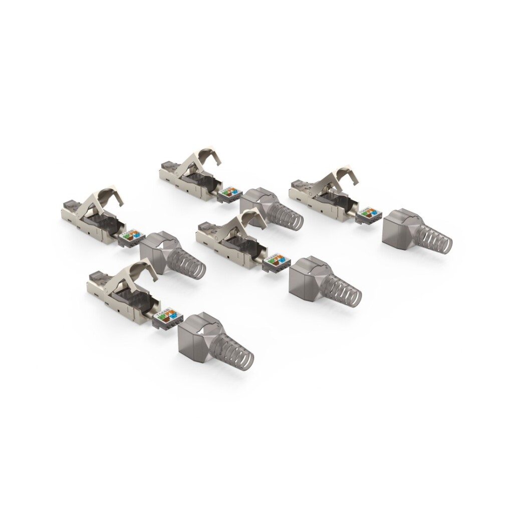 Hama Netwerkstekker CAT-6a 10 Gbit/s 5 Stuks - Afbeelding 2