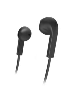 Hama Oordopjes Advance Earbuds Microfoon Platte Kabel Zwart