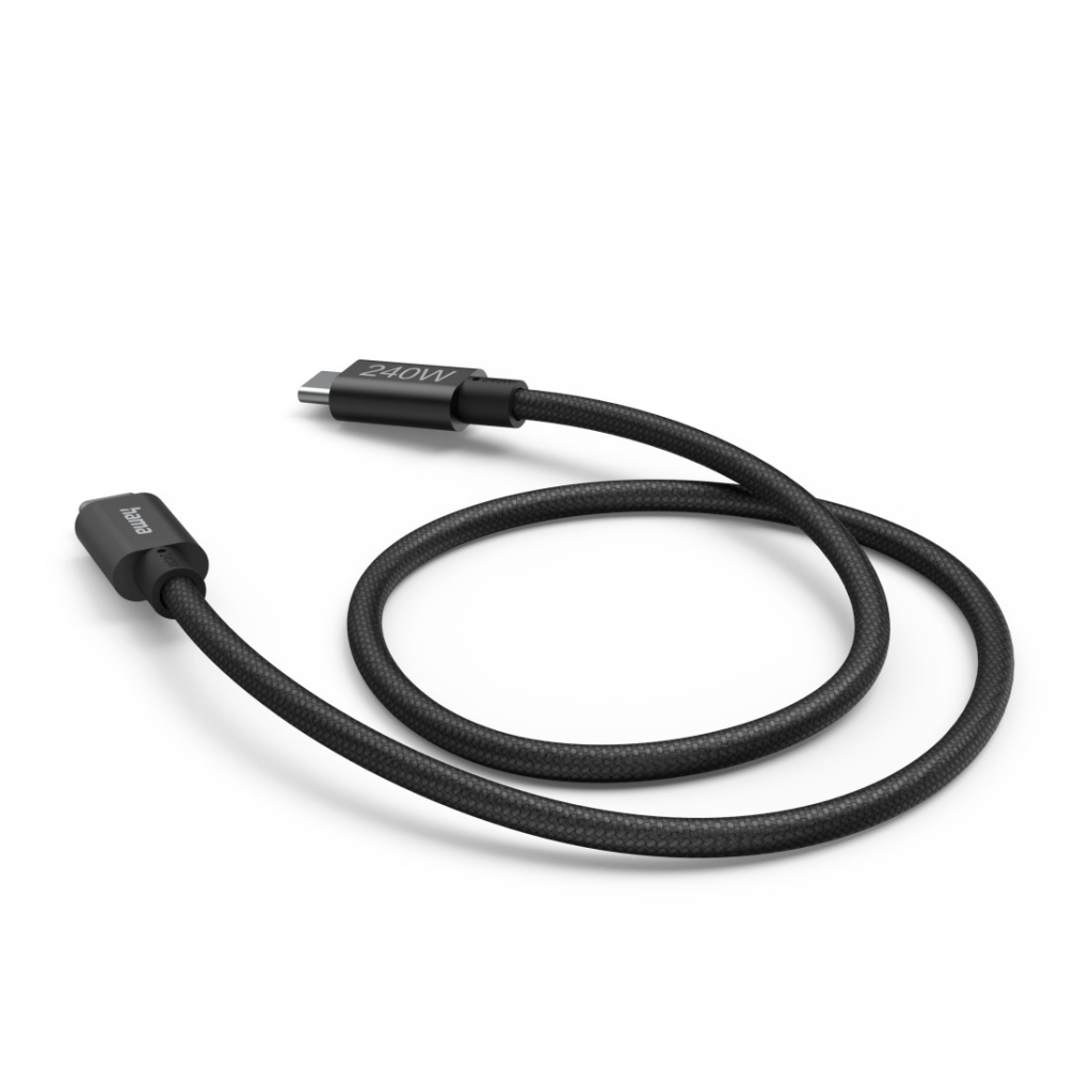 Hama Oplaadkabel USB C - USB C 150 cm 240W Zwart - Afbeelding 3