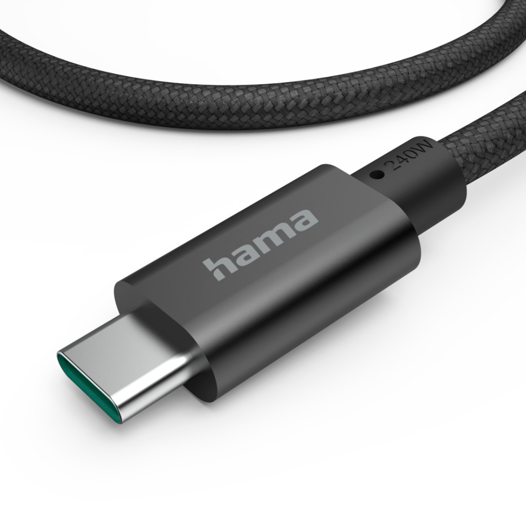 Hama Oplaadkabel USB C - USB C 150 cm 240W Zwart - Afbeelding 4