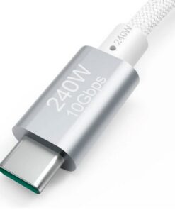 Hama Oplaadkabel USB C - USB C Full-Featured USB 3.2 GEN2 10Gbit/s 150 cm Wit/Aluminium