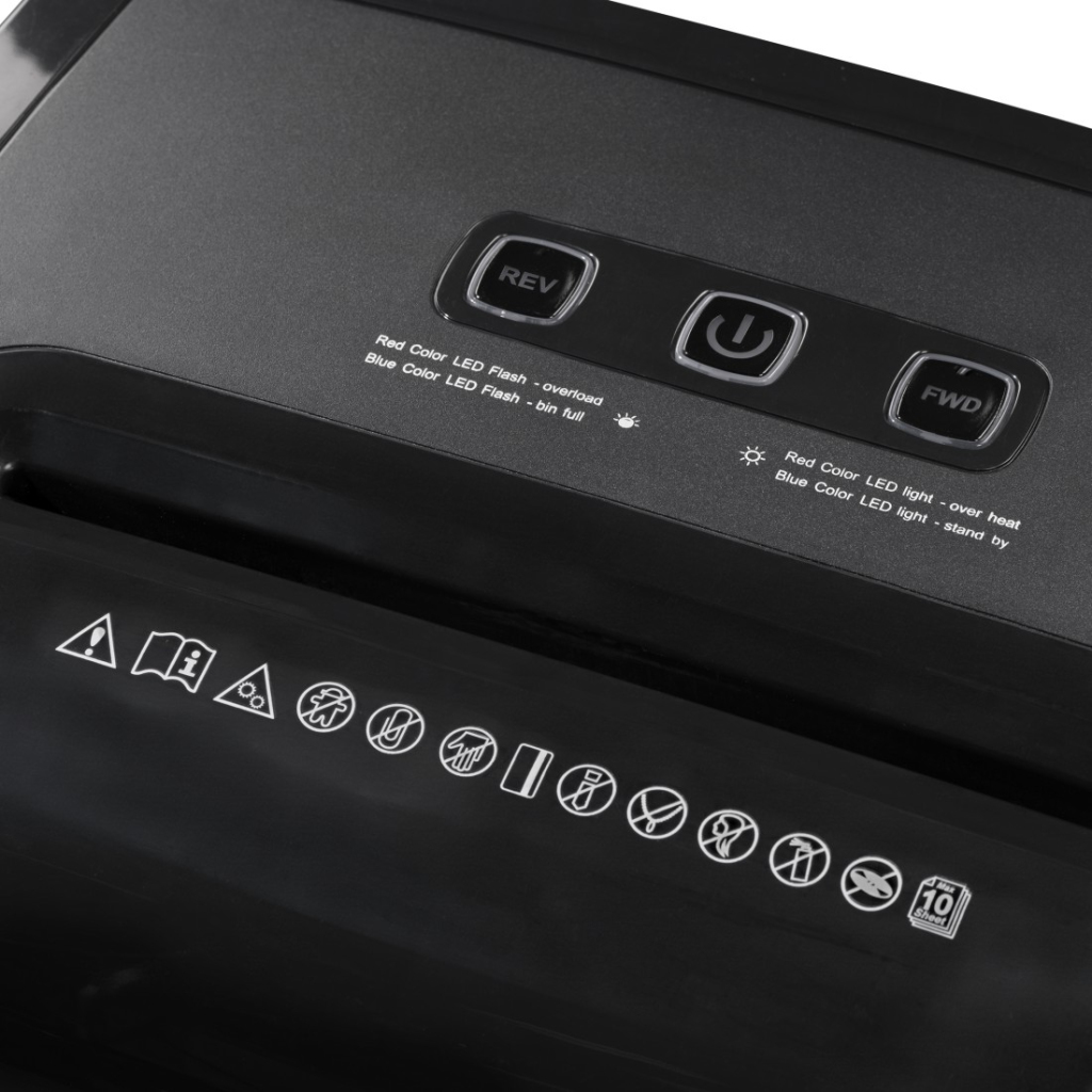 Hama Papiervernietiger Premium M10+ Shredder M Veiligheidsniveau P5 T5 E4 20l - Afbeelding 3