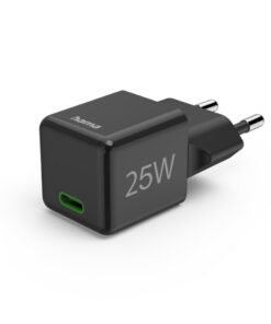 Hama Snellader 25W USB-C PD/Qualcomm Zwart