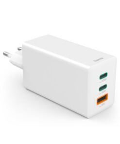 Alternative view of Hama Snellader GaN 2x USB C PD 1x USB A QC 100W Wit