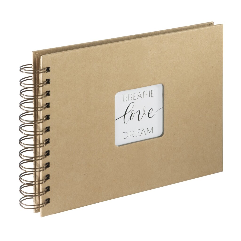 Hama Spiraalalbum Craft 24 X 17 Cm 40 Kraftpapier-pagina's