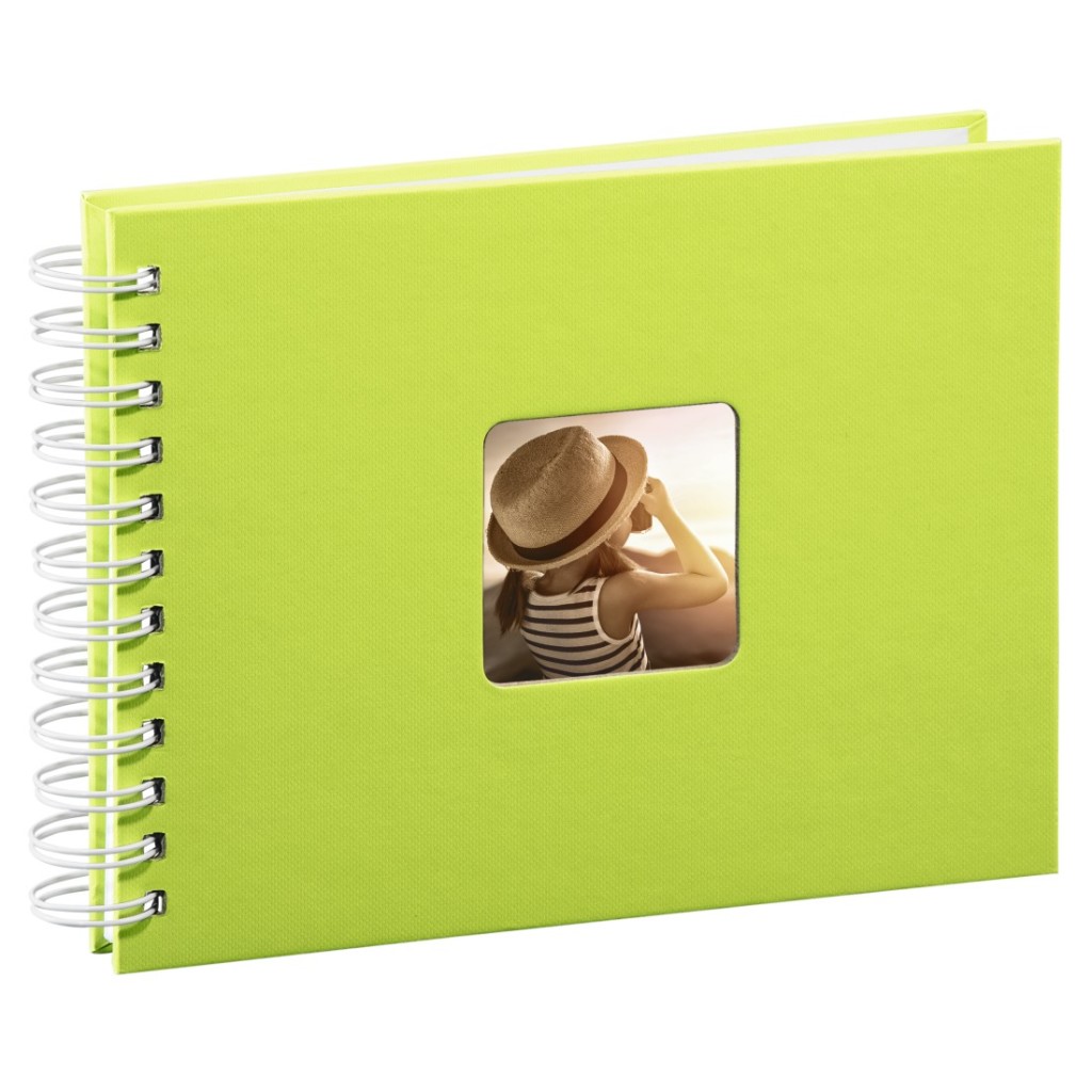 Hama Spiraalalbum Fine Art 24 X 17 Cm 50 Witte Pagina's Kiwi - Afbeelding 3