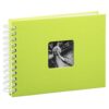 Hama Spiraalalbum Fine Art 24 X 17 Cm 50 Witte Pagina's Kiwi