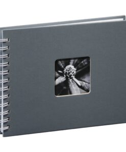 Hama Spiraalalbum Fine Art 24 X 17 Cm 50 Witte Pagina's Grijs