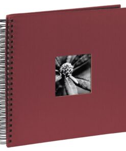 Hama Spiraalalbum Fine Art 36 X 32 Cm 50 Zwarte Pagina's Bordeaux