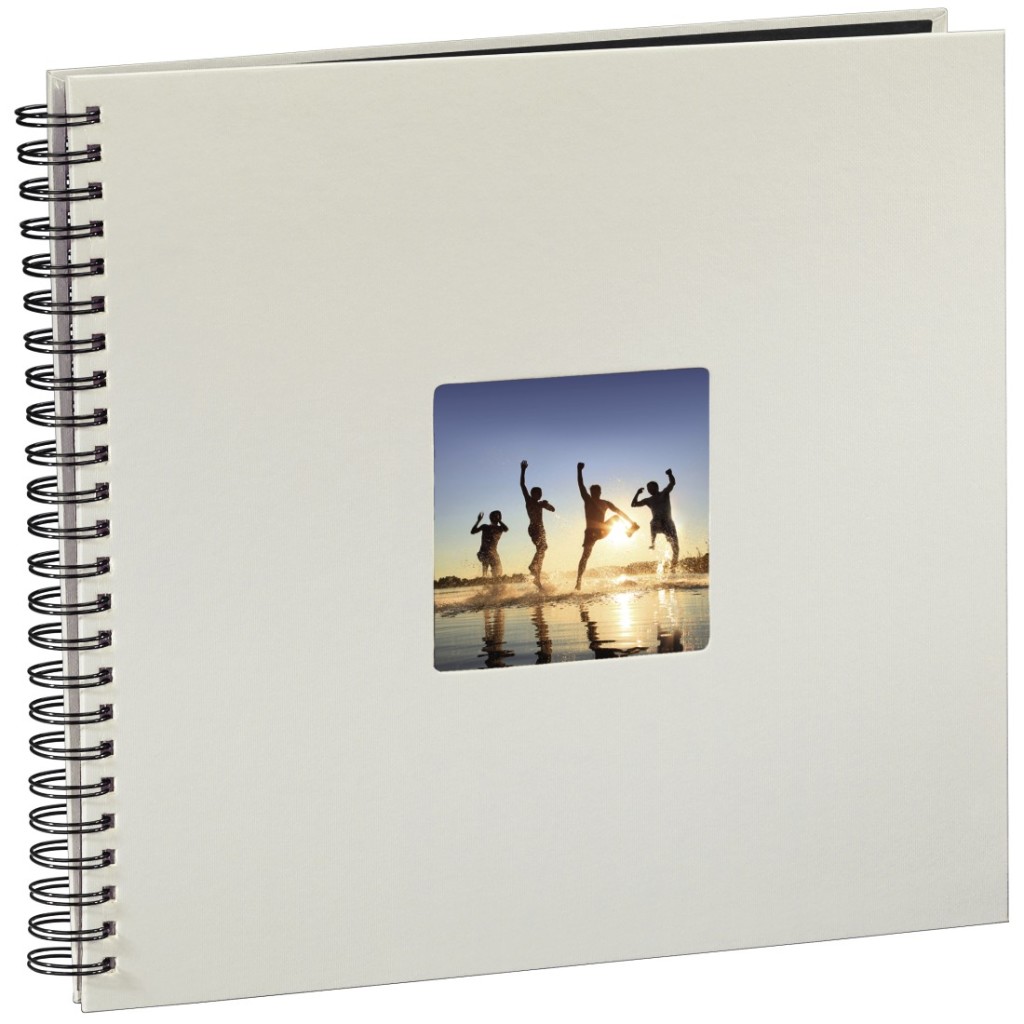 Hama Spiraalalbum Fine Art 36 X 32 Cm 50 Zwarte Pagina's Krijt - Afbeelding 3